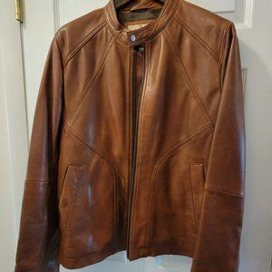 Cafe Racer Leather Jacket